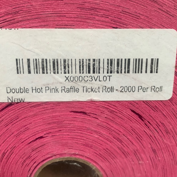 Accents | Newdouble Pink Raffle Ticket Roll | Poshmark